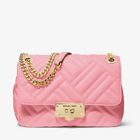 Michael Kors Peyton Medium Flap Shoulder Bag Crossbody - Picture 2 of 7